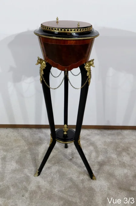 Athénienne en bois précieux, époque Napoléon III – Milieu XIXe
