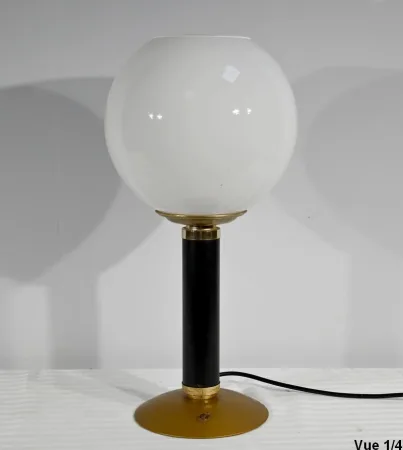 Lampe de Bureau en Métal et Laiton - 1950