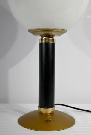 Lampe de Bureau en Métal et Laiton - 1950