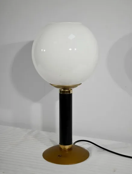 Lampe de Bureau en Métal et Laiton - 1950
