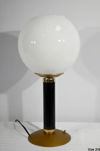 Lampe de Bureau en Métal et Laiton - 1950