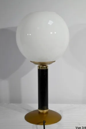 Lampe de Bureau en Métal et Laiton - 1950