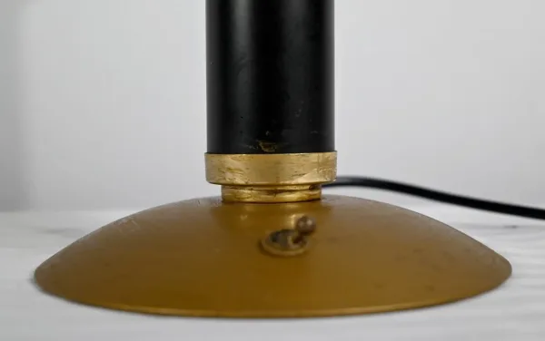 Lampe de Bureau en Métal et Laiton - 1950