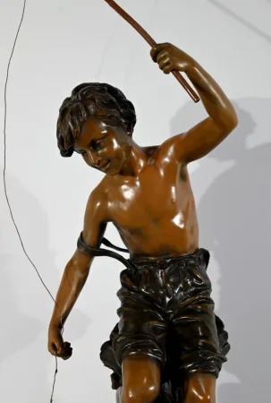 SPELTER SCULPTURE signed S. KINDSBURGER