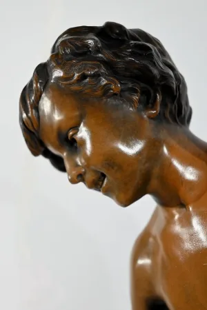 SPELTER SCULPTURE signed S. KINDSBURGER