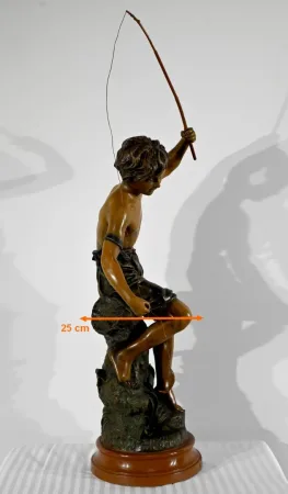 SPELTER SCULPTURE signed S. KINDSBURGER