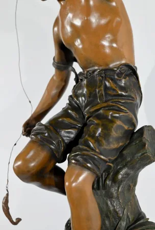 SPELTER SCULPTURE signed S. KINDSBURGER