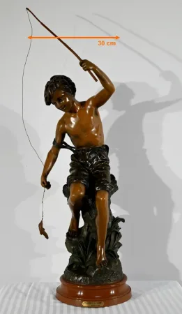 SPELTER SCULPTURE signed S. KINDSBURGER