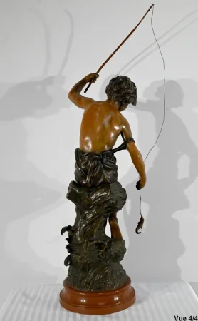 SPELTER SCULPTURE signed S. KINDSBURGER