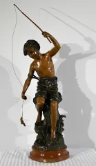 SPELTER SCULPTURE signed S. KINDSBURGER