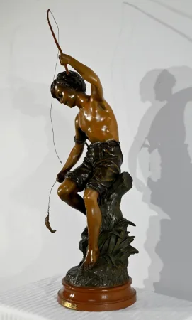 SPELTER SCULPTURE signed S. KINDSBURGER