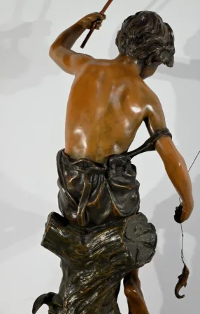 SPELTER SCULPTURE signed S. KINDSBURGER