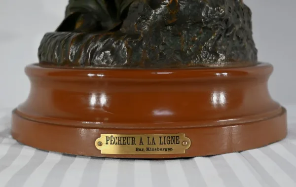 SPELTER SCULPTURE signed S. KINDSBURGER