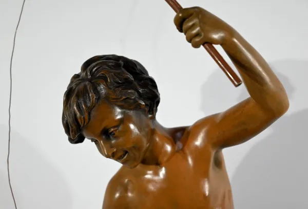 SPELTER SCULPTURE signed S. KINDSBURGER