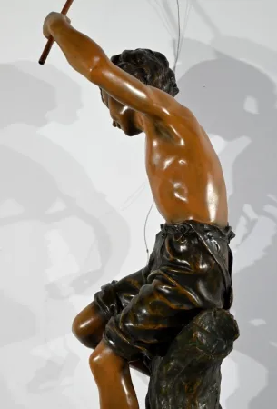 SPELTER SCULPTURE signed S. KINDSBURGER