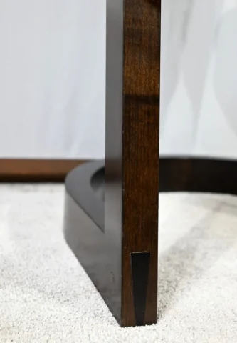 Ensemble Bureau et Fauteuil en Sycomore, Attribué à Hugues Chevalier – 1980