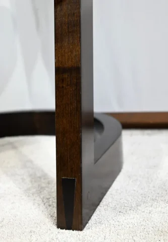 Ensemble Bureau et Fauteuil en Sycomore, Attribué à Hugues Chevalier – 1980