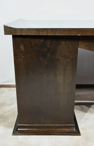 Ensemble Bureau et Fauteuil en Sycomore, Attribué à Hugues Chevalier – 1980