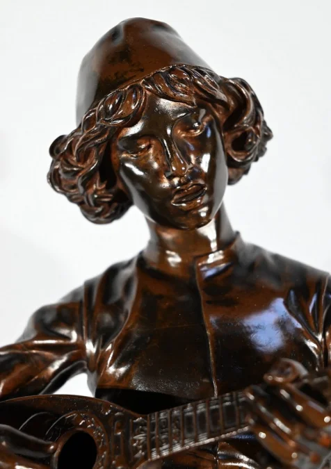 BRONZESTATUETTE signiert P. DUBOIS