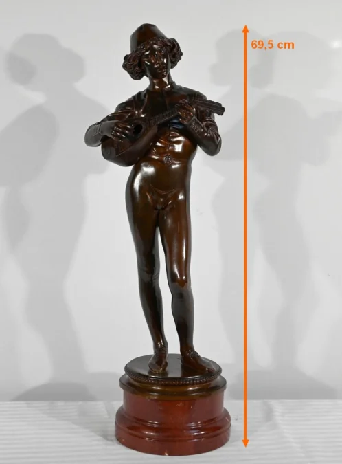 BRONZESTATUETTE signiert P. DUBOIS