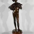 BRONZEN BEELDJE gesigneerd P. DUBOIS