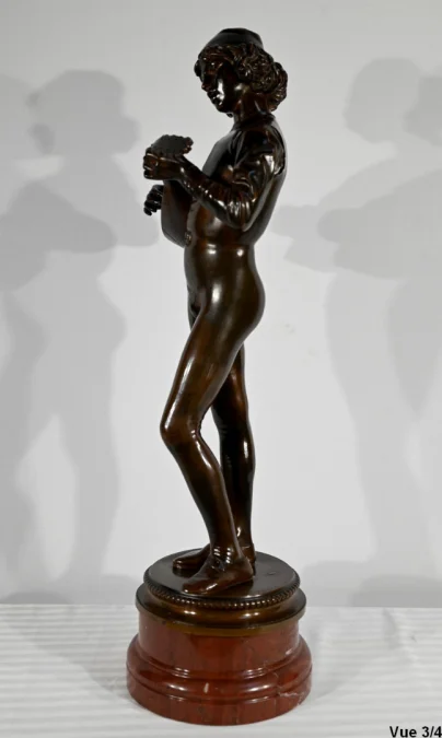 BRONZESTATUETTE signiert P. DUBOIS