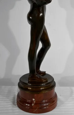 Bronze « Chanteur Florentin du XVe Siècle », signé P.Dubois – 1865
