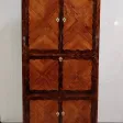 Rare et Exceptionnel Meuble Secrétaire en bois précieux, estampillé J. Popsel, Louis XV - XVIIIe