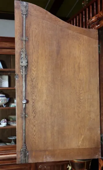 Rare et Exceptionnel Meuble Secrétaire en bois précieux, estampillé J. Popsel, Louis XV - XVIIIe