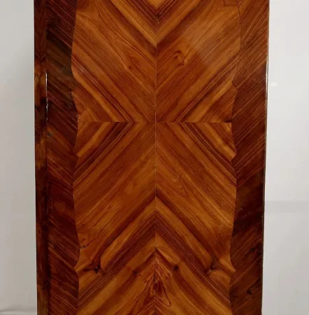 Rare et Exceptionnel Meuble Secrétaire en bois précieux, estampillé J. Popsel, Louis XV - XVIIIe
