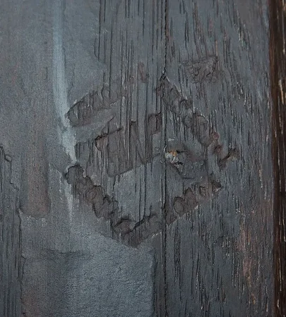 Rare et Exceptionnel Meuble Secrétaire en bois précieux, estampillé J. Popsel, Louis XV - XVIIIe