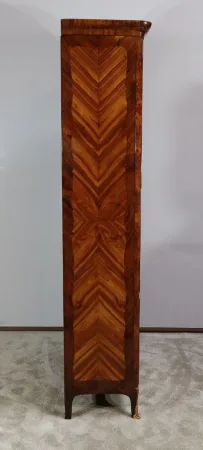 Rare et Exceptionnel Meuble Secrétaire en bois précieux, estampillé J. Popsel, Louis XV - XVIIIe