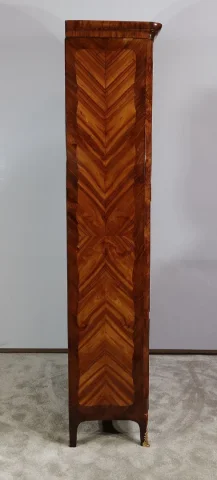 Rare et Exceptionnel Meuble Secrétaire en bois précieux, estampillé J. Popsel, Louis XV - XVIIIe