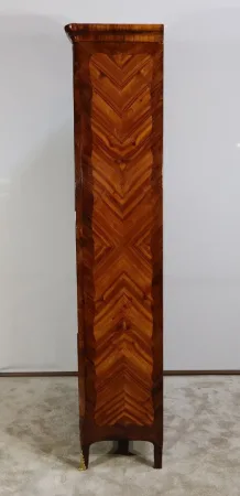 Rare et Exceptionnel Meuble Secrétaire en bois précieux, estampillé J. Popsel, Louis XV - XVIIIe