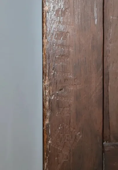 Rare et Exceptionnel Meuble Secrétaire en bois précieux, estampillé J. Popsel, Louis XV - XVIIIe