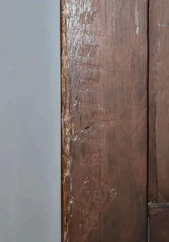 Rare et Exceptionnel Meuble Secrétaire en bois précieux, estampillé J. Popsel, Louis XV - XVIIIe