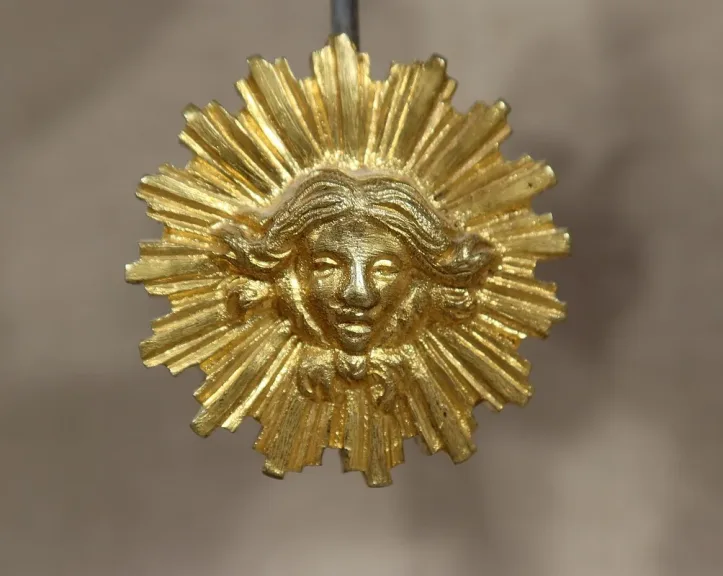 Pendule en Marbre et Bronze Doré, Maison Planchon, style Louis XVI – XIXe