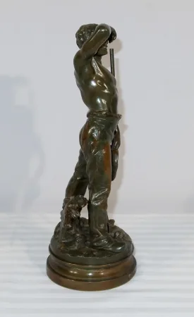 BRONZESTATUETTE signiert E. CONSTANT FAVRE