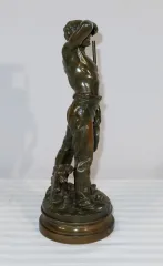 Bronze « Le Moissonneur » signé E. Constant Favre – Début XXe