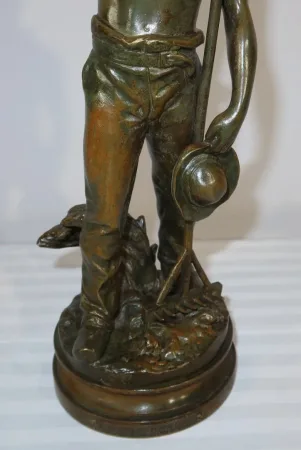 BRONZESTATUETTE signiert E. CONSTANT FAVRE