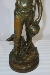 Bronze « Le Moissonneur » signé E. Constant Favre – Début XXe