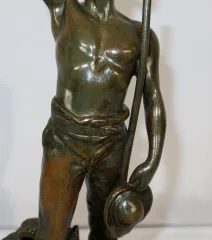 Bronze « Le Moissonneur » signé E. Constant Favre – Début XXe