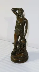 Bronze « Le Moissonneur » signé E. Constant Favre – Début XXe