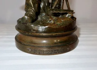 Bronze « Le Moissonneur » signé E. Constant Favre – Début XXe