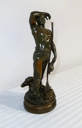 BRONZESTATUETTE signiert E. CONSTANT FAVRE