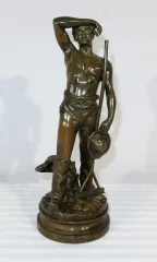 Bronze « Le Moissonneur » signé E. Constant Favre – Début XXe