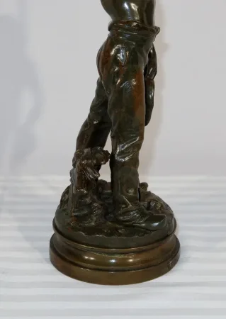 BRONZESTATUETTE signiert E. CONSTANT FAVRE