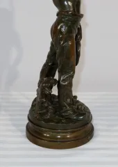 Bronze « Le Moissonneur » signé E. Constant Favre – Début XXe