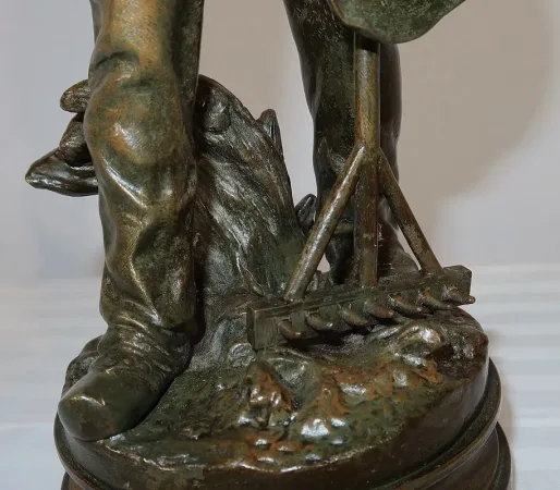 BRONZESTATUETTE signiert E. CONSTANT FAVRE
