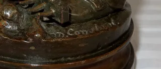 Bronze « Le Moissonneur » signé E. Constant Favre – Début XXe